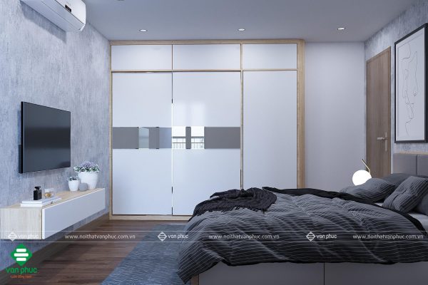 Thiết kế nội thất phòng ngủ cho căn hộ 20m2